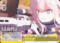 The Place Where We Belong - Blue Archive The Animation - Weiss Schwarz card