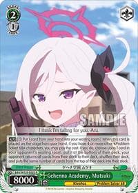 Gehenna Academy, Mutsuki - Blue Archive The Animation - Weiss Schwarz card