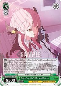 Problem Solver 68's Self-Proclaimed Boss, Aru - Blue Archive The Animation - Weiss Schwarz card