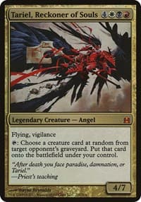 Tariel, Reckoner of Souls (Commander) - Oversize Cards - Magic: The Gathering card