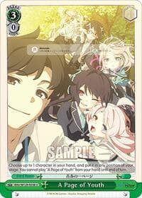 A Page of Youth - Blue Archive The Animation - Weiss Schwarz card