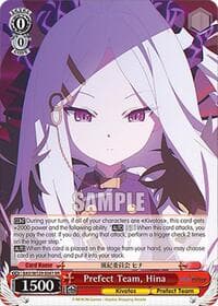 Prefect Team, Hina - Blue Archive The Animation - Weiss Schwarz card