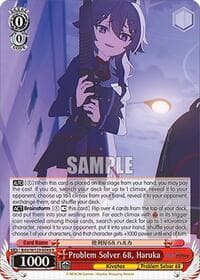 Problem Solver 68, Haruka - Blue Archive The Animation - Weiss Schwarz card