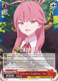 Gehenna Academy, Aru - Blue Archive The Animation - Weiss Schwarz card