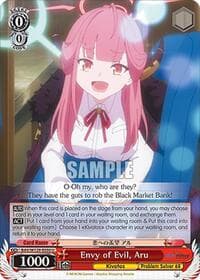 Envy of Evil, Aru - Blue Archive The Animation - Weiss Schwarz card
