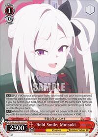 Bold Smile, Mutsuki - Blue Archive The Animation - Weiss Schwarz card