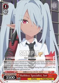 Ruthless Specialist, Iori - Blue Archive The Animation - Weiss Schwarz card
