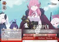 Outlaws' Backup - Blue Archive The Animation - Weiss Schwarz card