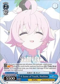 A Scene of Youth, Hoshino - Blue Archive The Animation - Weiss Schwarz card