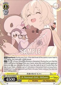 A Normal Girl, Hifumi (SR) - Blue Archive The Animation - Weiss Schwarz card