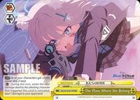 The Place Where We Belong (RRR) - Blue Archive The Animation - Weiss Schwarz card