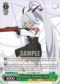 Gehenna Academy, Iori (SR) - Blue Archive The Animation - Weiss Schwarz card