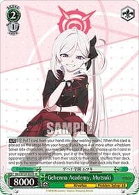 Gehenna Academy, Mutsuki (SR) - Blue Archive The Animation - Weiss Schwarz card