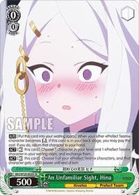 An Unfamiliar Sight, Hina (SR) - Blue Archive The Animation - Weiss Schwarz card