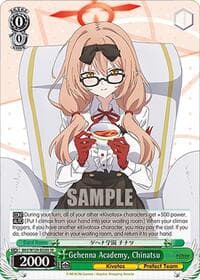 Gehenna Academy, Chinatsu (SR) - Blue Archive The Animation - Weiss Schwarz card