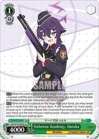 Gehenna Academy, Haruka (SR) - Blue Archive The Animation - Weiss Schwarz card