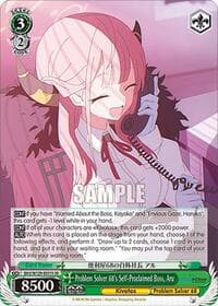 Problem Solver 68's Self-Proclaimed Boss, Aru (SR) - Blue Archive The Animation - Weiss Schwarz card