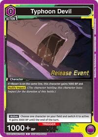 Typhoon Devil - UE22BT: CHAINSAW MAN Release Event Cards - Union Arena card