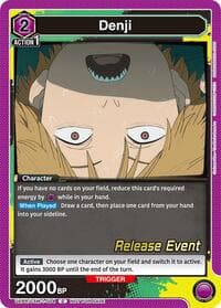 Denji (004) - UE22BT: CHAINSAW MAN Release Event Cards - Union Arena card
