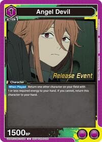 Angel Devil (009) - UE22BT: CHAINSAW MAN Release Event Cards - Union Arena card