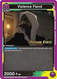 Violence Fiend - UE22BT: CHAINSAW MAN Release Event Cards - Union Arena card