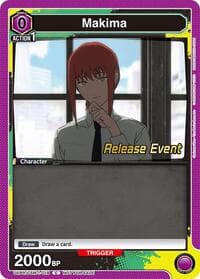 Makima (018) - UE22BT: CHAINSAW MAN Release Event Cards - Union Arena card