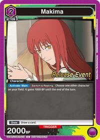 Makima (019) - UE22BT: CHAINSAW MAN Release Event Cards - Union Arena card