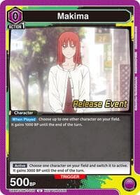 Makima (020) - UE22BT: CHAINSAW MAN Release Event Cards - Union Arena card
