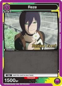 Reze (025) - UE22BT: CHAINSAW MAN Release Event Cards - Union Arena card