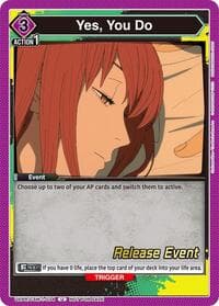 Yes, You Do - UE22BT: CHAINSAW MAN Release Event Cards - Union Arena card
