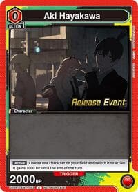 Aki Hayakawa (052) - UE22BT: CHAINSAW MAN Release Event Cards - Union Arena card