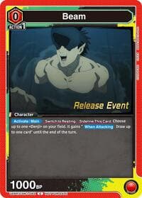 Beam (062) - UE22BT: CHAINSAW MAN Release Event Cards - Union Arena card
