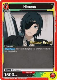 Himeno (063) - UE22BT: CHAINSAW MAN Release Event Cards - Union Arena card