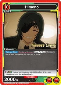 Himeno (065) - UE22BT: CHAINSAW MAN Release Event Cards - Union Arena card