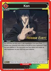 Kon - UE22BT: CHAINSAW MAN Release Event Cards - Union Arena card
