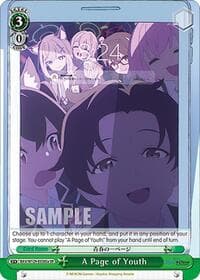 A Page of Youth (SR) (A) - Blue Archive The Animation - Weiss Schwarz card