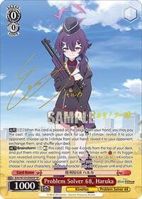 Problem Solver 68, Haruka (SP) - Blue Archive The Animation - Weiss Schwarz card