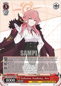 Gehenna Academy, Aru (SR) - Blue Archive The Animation - Weiss Schwarz card