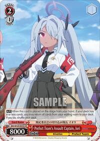 Prefect Team's Assault Captain, Iori (SR) - Blue Archive The Animation - Weiss Schwarz card