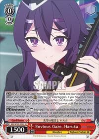 Envious Gaze, Haruka (SR) - Blue Archive The Animation - Weiss Schwarz card