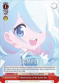 Administrator of the System Box (SR) - Blue Archive The Animation - Weiss Schwarz card
