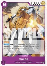 Queen - The World's Strongest Warriors - One Piece Card Game card