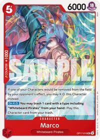 Marco - The World's Strongest Warriors - One Piece Card Game card