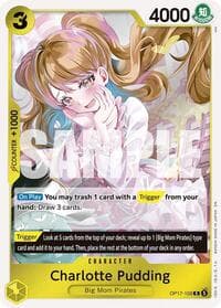 Charlotte Pudding - The World's Strongest Warriors - One Piece Card Game card