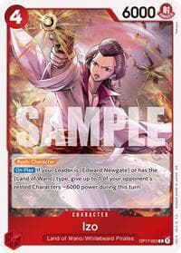 Izo - The World's Strongest Warriors - One Piece Card Game card