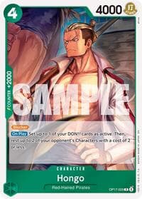 Hongo - The World's Strongest Warriors - One Piece Card Game card