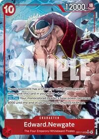 Edward.Newgate (005) (Alternate Art) - The World's Strongest Warriors - One Piece Card Game card