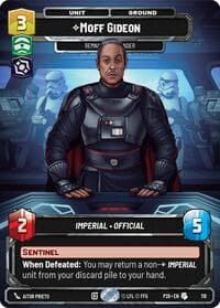 Moff Gideon - Remnant Commander (Participation) - Galactic Championship 2026 - Star Wars: Unlimited card
