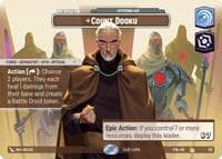 Count Dooku - Offering Aid - Galactic Championship 2026 - Star Wars: Unlimited card