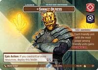 Savage Opress - You Must Have Your Revenge (Prize Wall) - Galactic Championship 2026 - Star Wars: Unlimited card